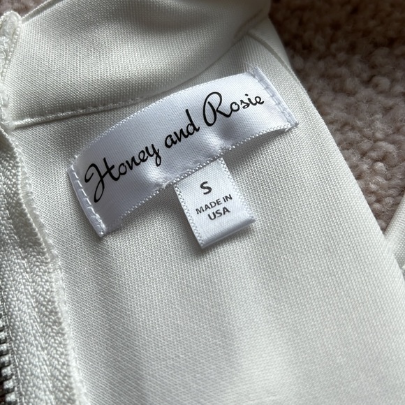 Honey and Rosie White Halter Dress - Picture 7 of 7